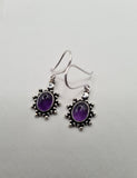 Amethyst Sariel drop earrings