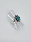 Blue Howlite tribal ring