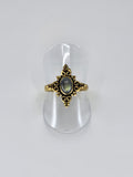 Labradorite tribal ring