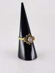 Rose Quartz tribal ring