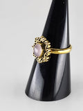 Rose Quartz tribal ring