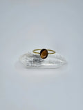 Tigers eye tribal ring