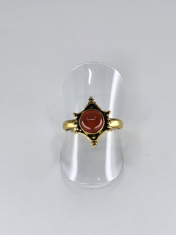 Carnelian tribal ring