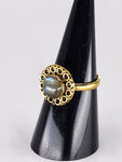 Labradorite tribal ring