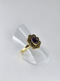 Amethyst tribal ring