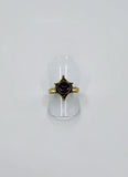 Garnet tribal ring