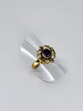 Amethyst tribal ring