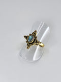 Labradorite tribal ring