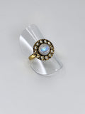 Moonstone tribal ring