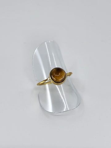 Tiger eye tribal ring