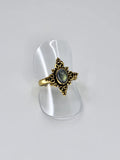 Labradorite tribal ring