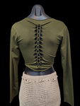 Alira slashed tie top