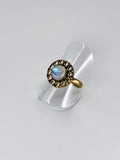 Moonstone tribal ring
