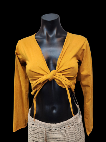 Alira slashed tie top