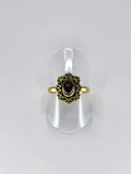 Garnet tribal ring