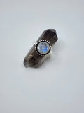 Moonstone tribal ring