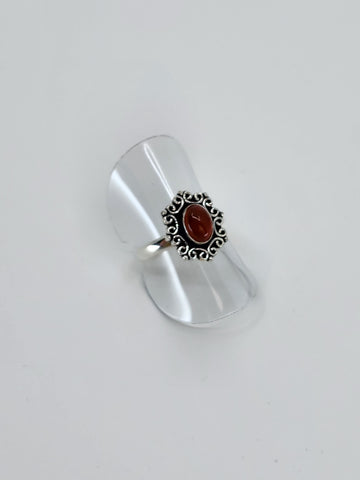 Carnelian tribal ring