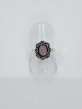 Rose Quartz tribal ring