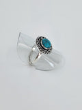 Blue Howlite tribal ring