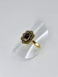 Garnet tribal ring
