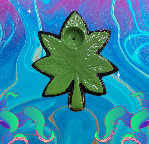 Leaf herbal cone burner