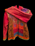 Children's floral lined zip jacket