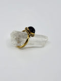 Black Onyx tribal ring