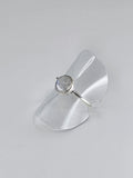 Moonstone tribal ring