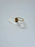 Tigers eye tribal ring