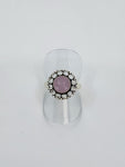 Rose Quartz tribal ring