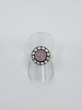 Rose Quartz tribal ring