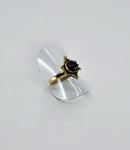Garnet tribal ring