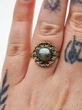 Labradorite tribal ring