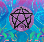 Pentagram herbal cone burner