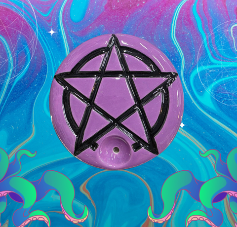 Pentagram herbal cone burner
