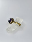 Amethyst tribal ring