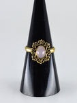 Rose Quartz tribal ring