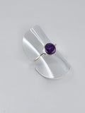 Amethyst tribal ring