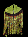 Children's mandala zip jumper