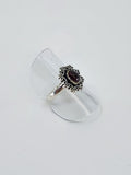 Garnet tribal ring