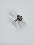 Rose Quartz tribal ring