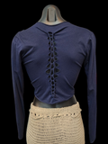 Alira slashed tie top