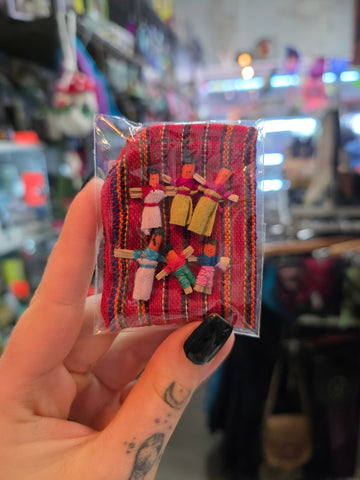 Worry Dolls 6 Dolls small