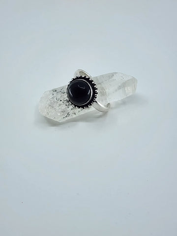 Black Onyx tribal ring