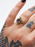 Amethyst tribal Ring