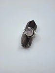 Rose Quartz tribal ring