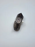 Rose Quartz tribal ring