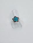 Blue Howlite tribal ring