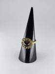 Garnet tribal ring