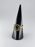 Garnet tribal ring